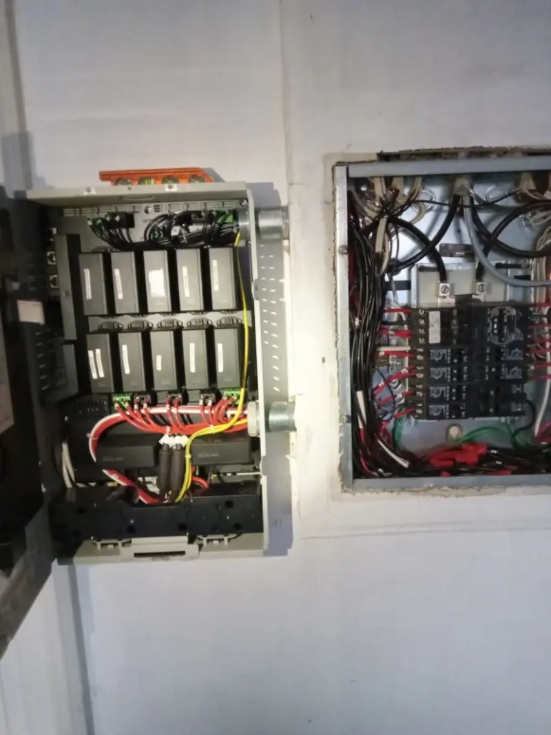 Electrical panel upgrade completed for Indoor Lighting Installation in Island Lake